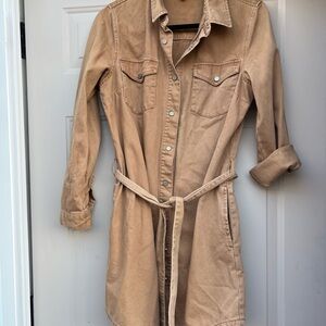 Habitual Belted Utility Style Dress Mid-Length